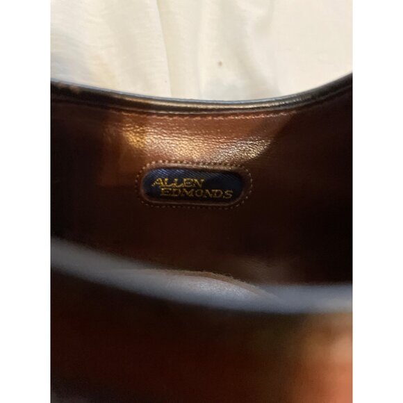 Allen Edmonds Mens Brogue Oxford Dress Shoes Size 7D Brown Leather - Picture 6 of 15